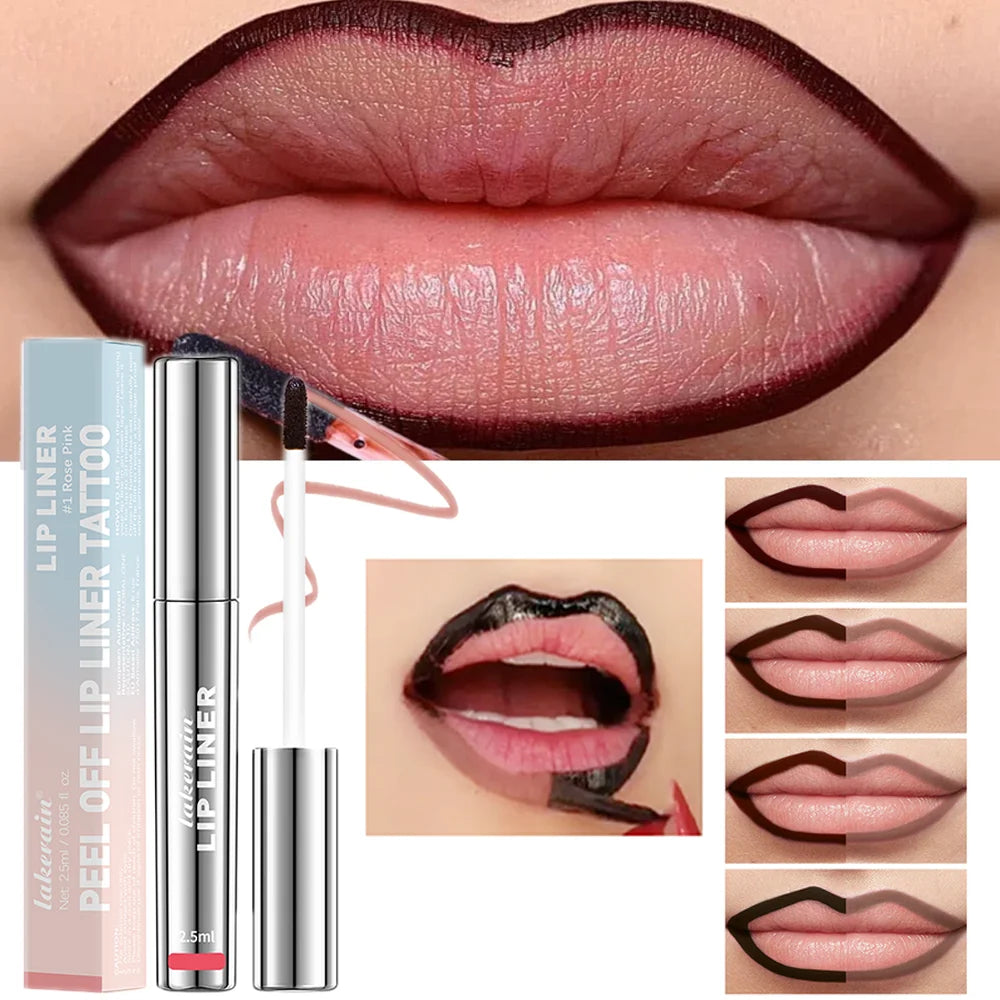 Pout & Peel: Waterproof Tattoo Lip Stain & Contour Tint 1